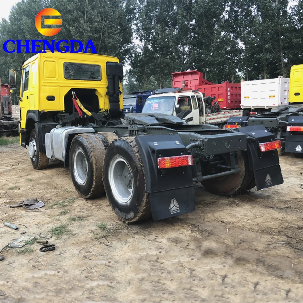  Недорогая тележка Sinotruck Howo A7 6x4 Euro 2 336 371hp Prime Mover грузовик б/у
