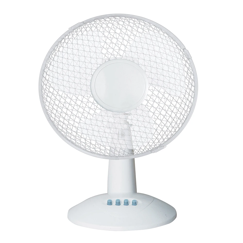 hot 12 inch table fan with oscillation  portable  desk fan 3  speed  steel mesh  cheapest table fan