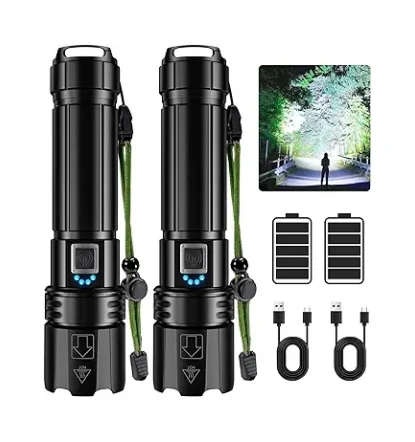 custom usb 100000 luminens led alta potencia super bright linternas powerful led rechargeable tactical xhp70 flashlights torches
