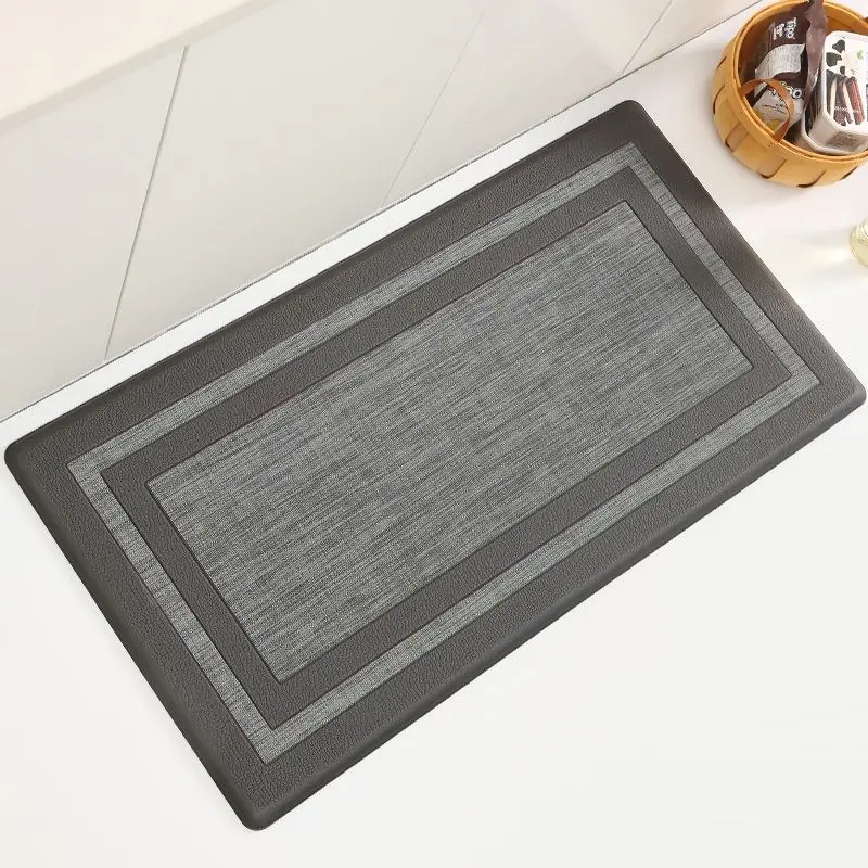 Kitchen Mat and Rug Cushioned Non-Skid Waterproof PVC Kitchen floor mats  Ergonomic Comfort Standing Mat for Kitchen