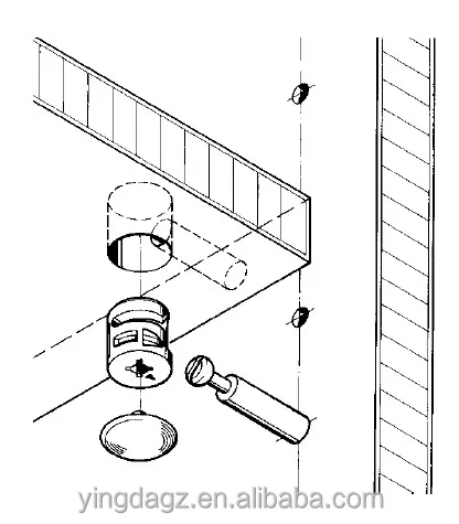 Popular Product Eccentric Cam Fastener Fittings Eccentric Wheel for Furniture