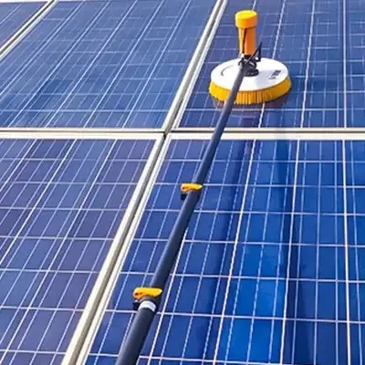 3.5M 5.5M 7.5M One Head Automatic Solar Panel Cleaning Robot Solar Panel Cleaning Brush Solar Panels Cleaning Machine