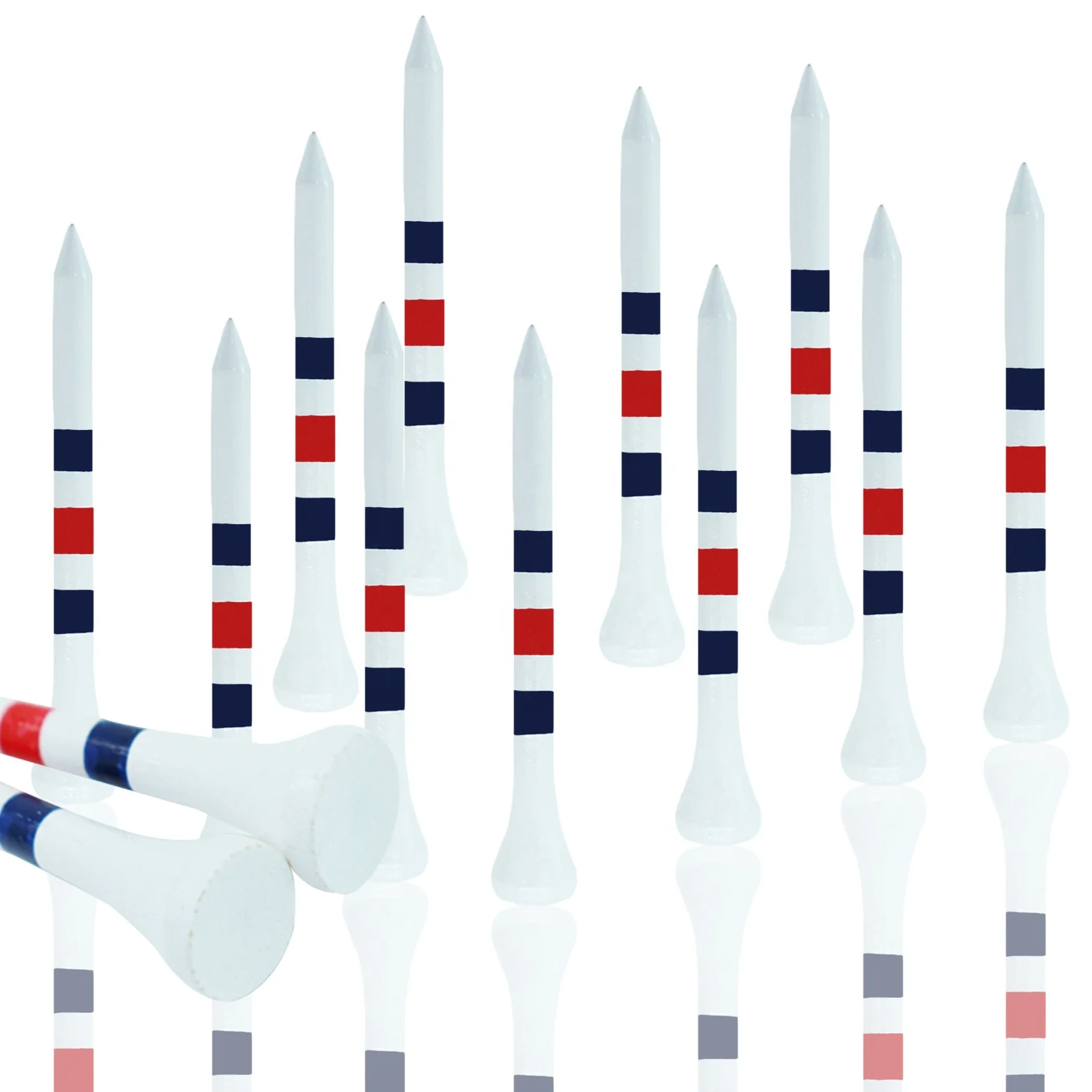 Hot Sales Custom Logo Printed Golf Tees Wooden Bamboo OEM Wood Bulk Professional Personalized Set with Best Quality