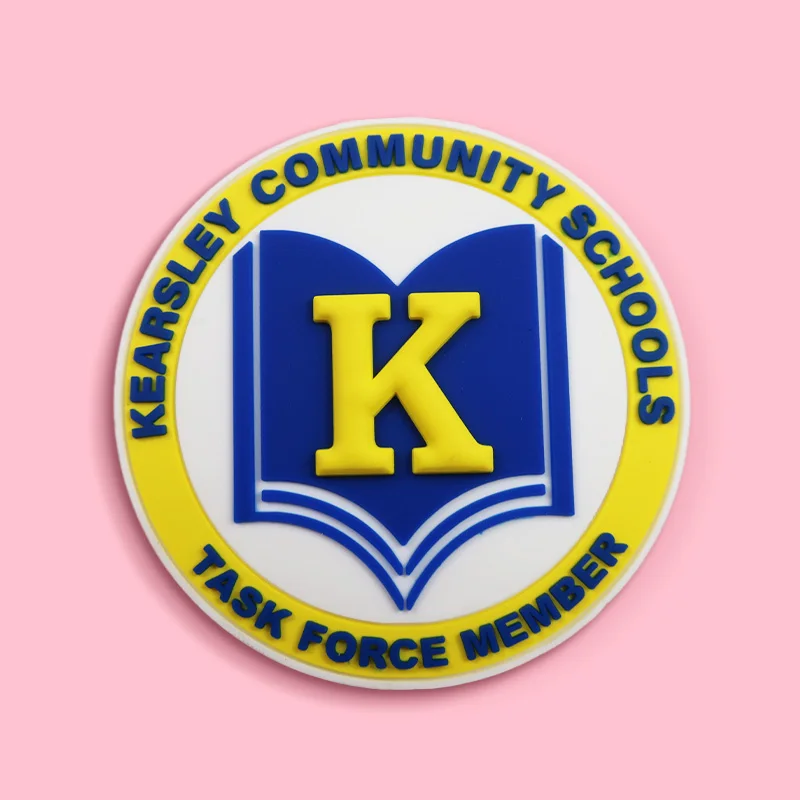 Cheap merchandise conference 3d embossed vip pvc rubber event arm badge silicone patch