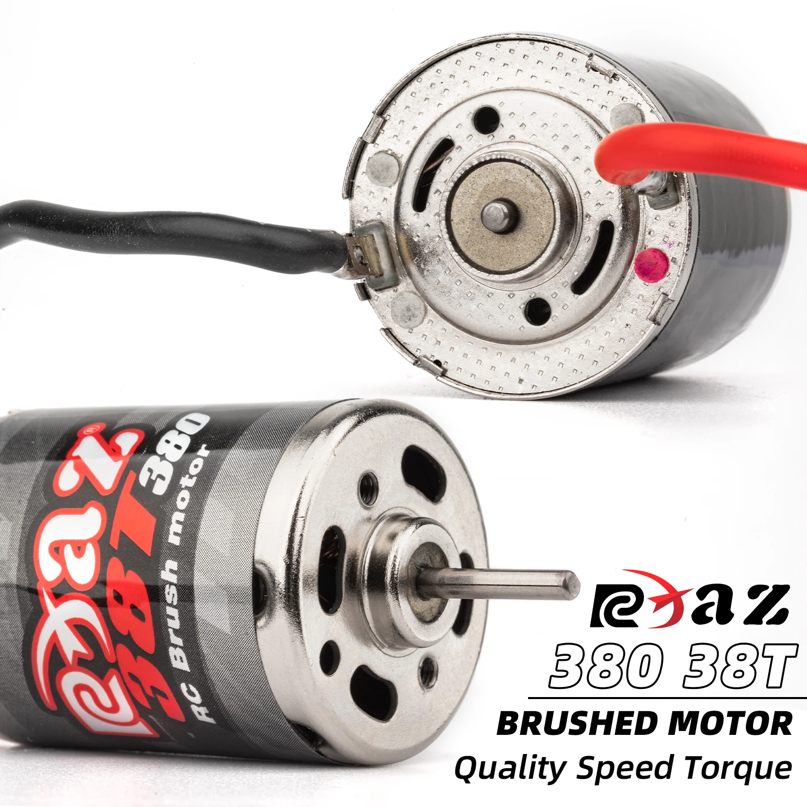 RC 380 Small Motor 38T Brushed Motor Electric Motor for 1/10 1/16 1/18 HSP HPI Wltoys Redcat Traxxas Slash Motor Upgrade Parts