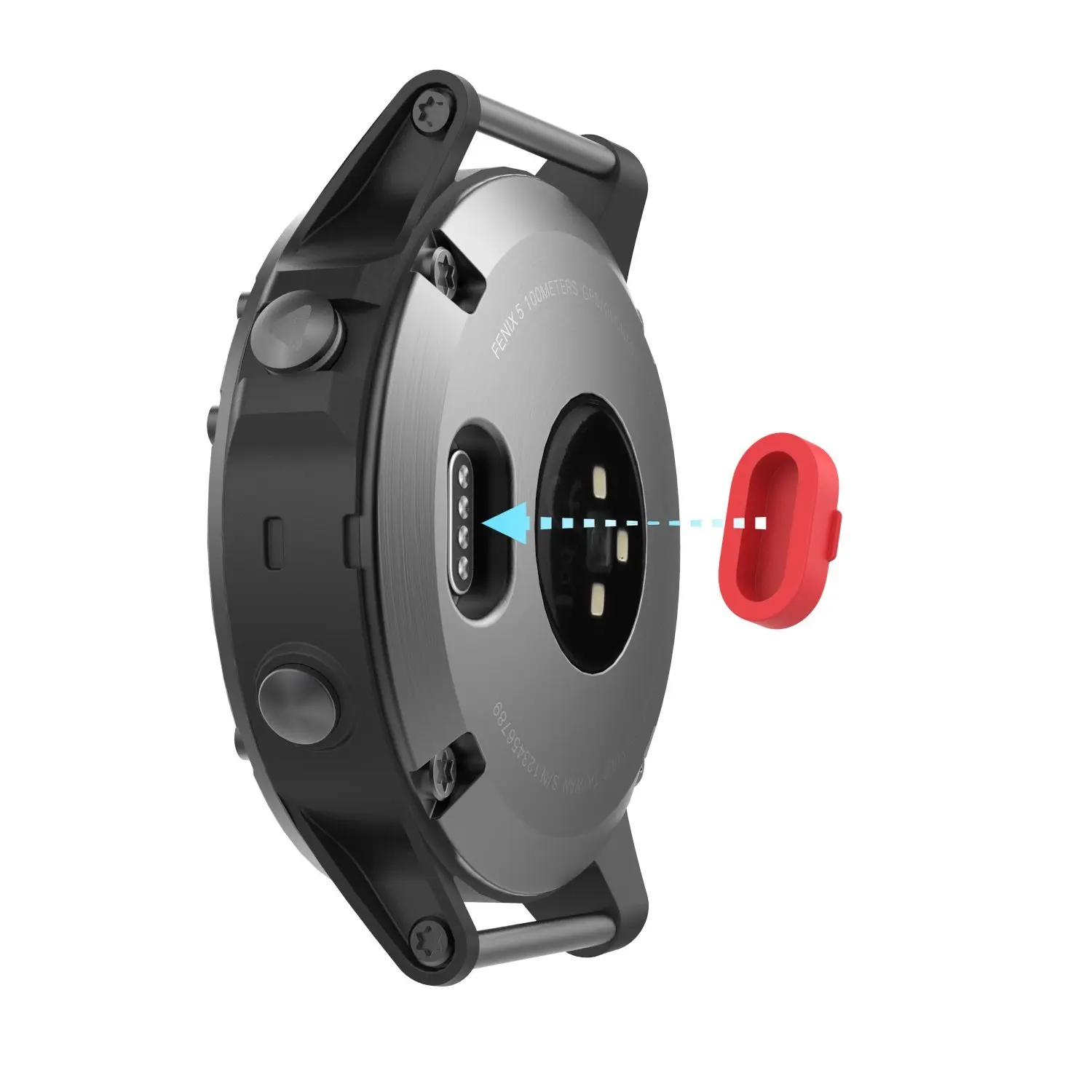  12 шт./пакет часы Датчик заглушка разъема для Garmin браслет порт протектор устойчивостью Анти-пыль заглушки наручных gps-часов Fenix 5x