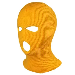 Winter Balaclava Jacquard Full Face Cover Neck Gaiter Masks 1 Hole Ski Mask Custom Logo