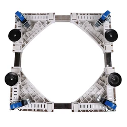 Washing machine base thickened stainless steel tube movable adjustable  whasher dryer refrigerator air conditioner stand