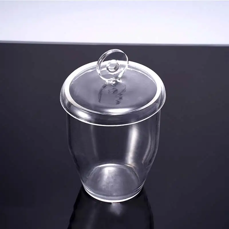 High Temperature clear melt quartz crucibles quartz glass melting crucible for Laboratory