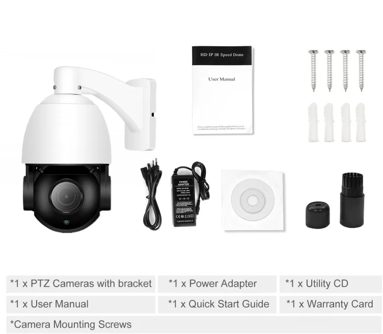 Hik NVR Совместимость 5MP 8mp 4k POE ip PTZ купольная камера 20X оптический зум IP66 на открытом воздухе круглые инфракрасные сетевые камеры со встроенным