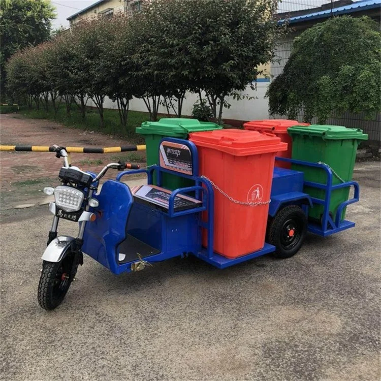Four-Barrel Electric Garbage Truck Efficient and Reliable Waste Collection Vehicle