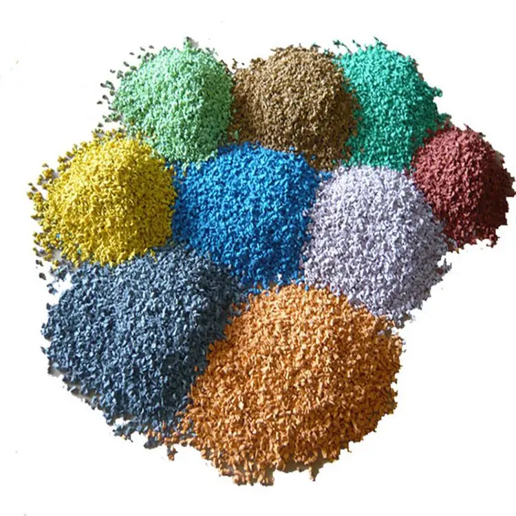 
Factory high quality1-3mm/2-4mm Non-toxic EPDM rubber granules for playground EPDM colorful granule 