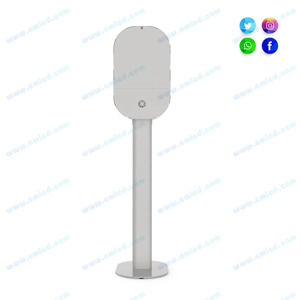 Portable Ipad Dslr oval Photo Booth With Music Light 10.2'-12.9 Inch Ipad wedding Photo Booth Shell With Flight Case