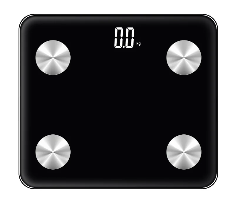 Portable Electronic Glass Platform Body Fat Scale CE Certified Digital Bathroom Scale Cute Home Use Cheap Home Balance Scale