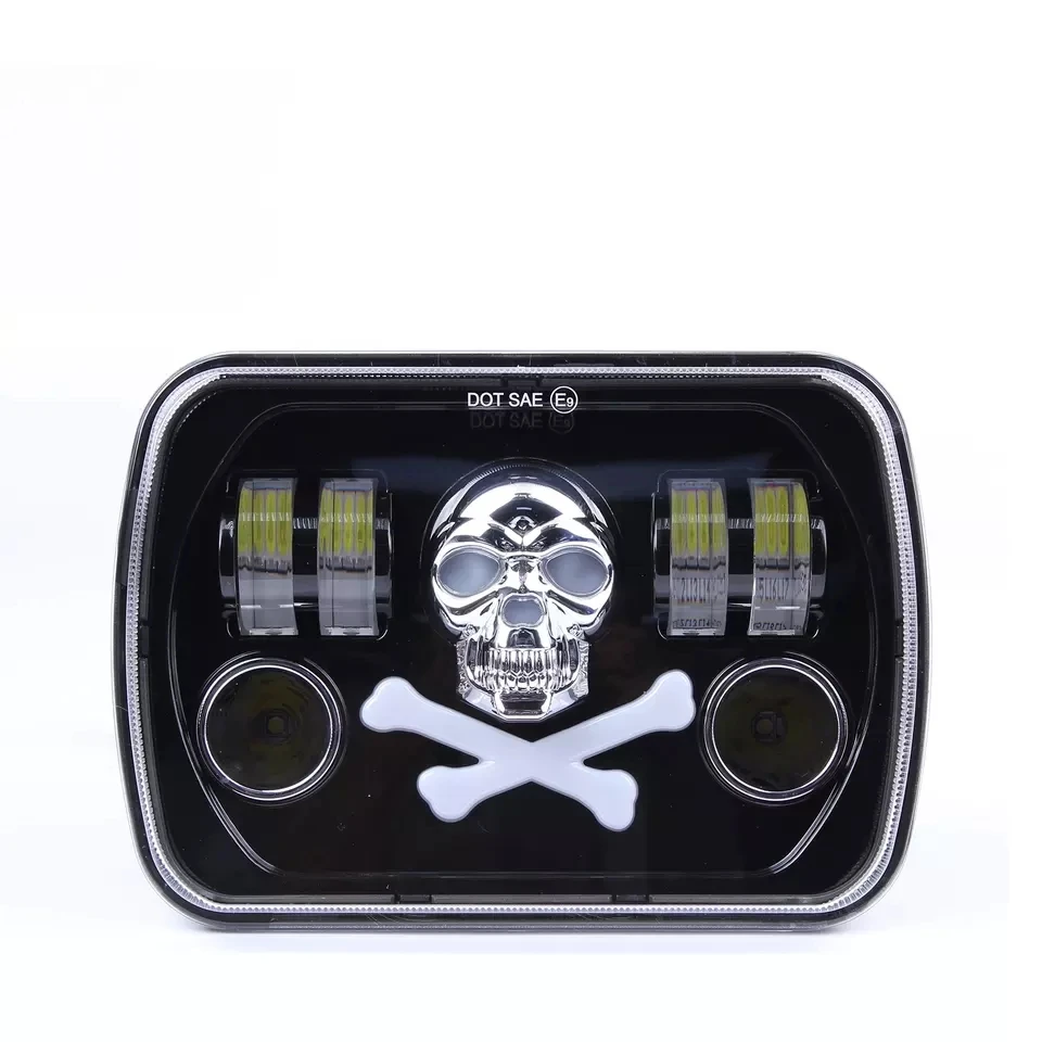 7inch  Led Headlight For Jeep Wrangler Jk Accessories Emark Dot Sae Drl Led Halo Lights For Jeep Wrangler Jk