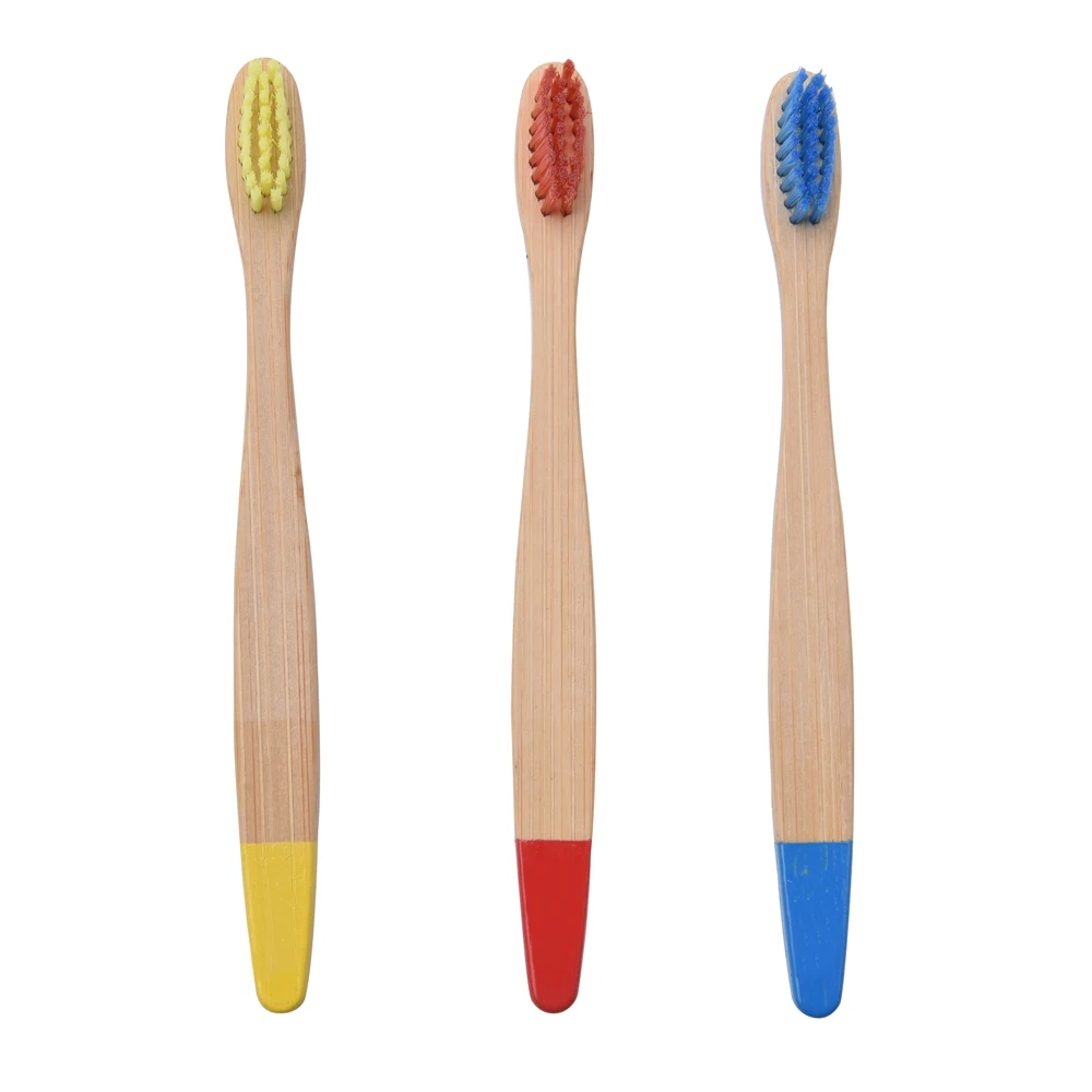 Factory eco friendly bamboo toothbrush high quality 100% biodegradable