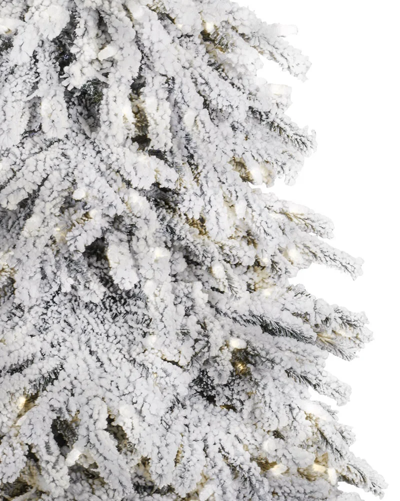 wholesale falling snow christmas tree custom white pvc artificial 9ft christmas tree led