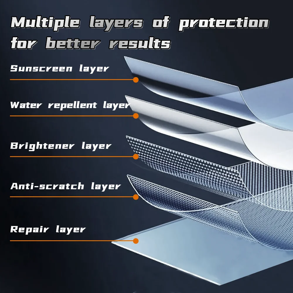 KSA car TPHPPF transparent invisible car cover film full car paint protection film invisible anti-scratch7.5mil8.5mil