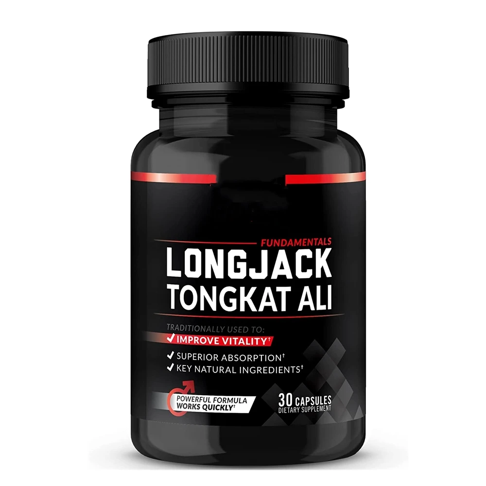 OEM Longjack Tongkat Ali капсулы XXXL диетическая добавка для мужчин поддержки мужских жизненных сил и улучшения драйва