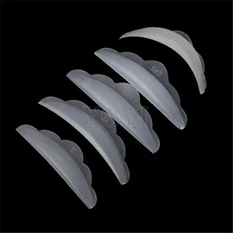 Eyelash Top Quality Soft Eyelash Lift Rod Clear Lifting Curler Tool Adhesive Silicon Eye Perm Pads Shields Anti Slip Silicone Ro