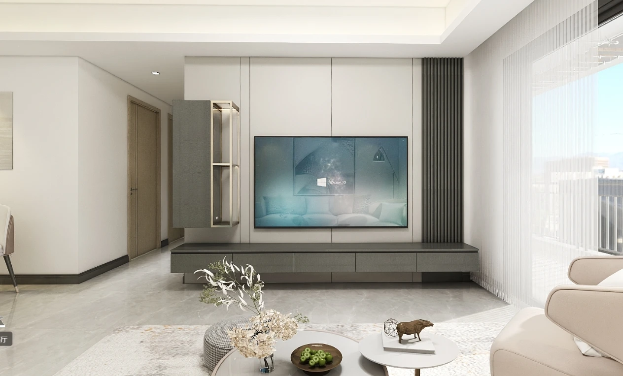Antique-Style Modern Simple Wooden TV Cabinet Solid Wood MDF Panel Adjustable Features for Home Bedroom Office or Hotel Use