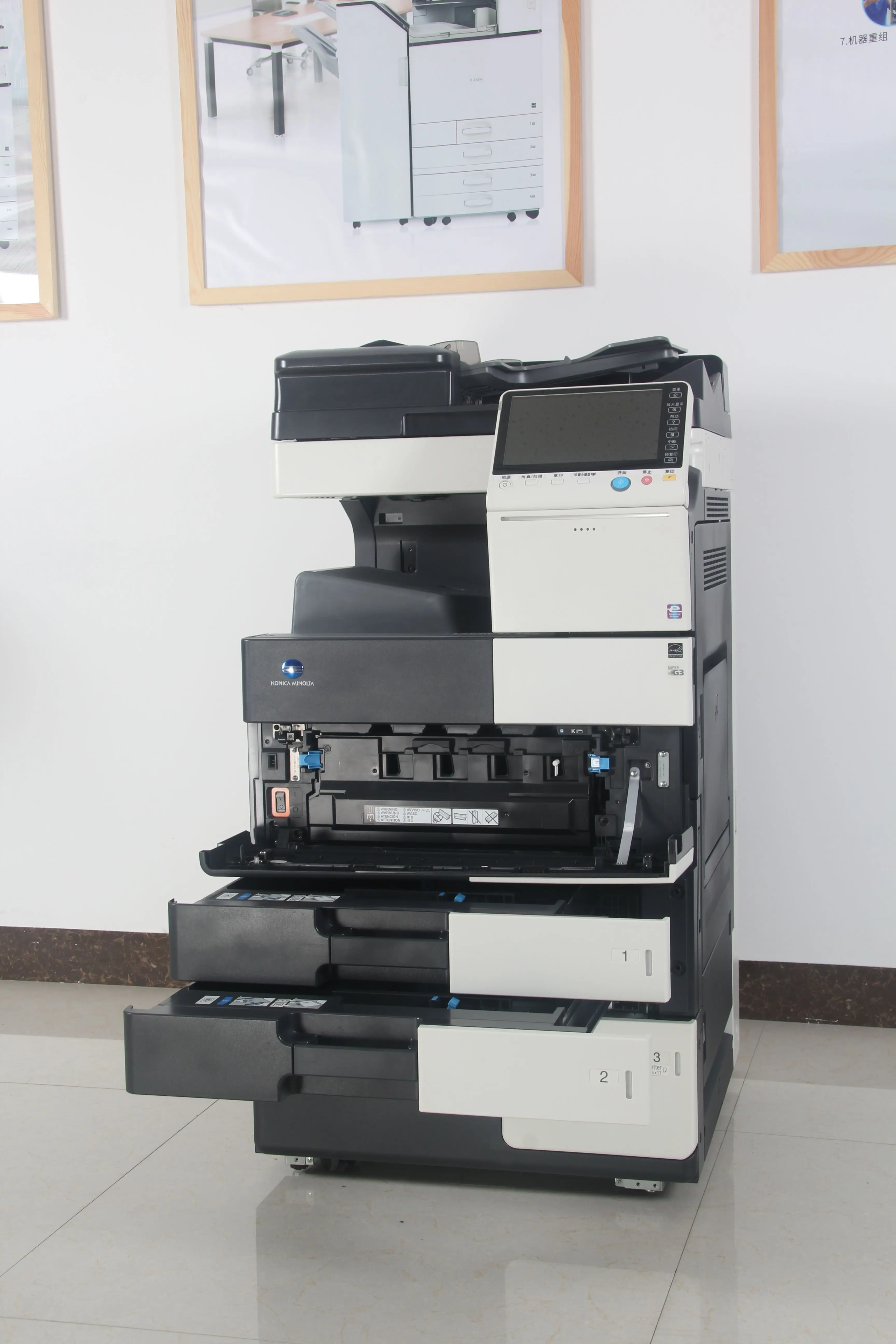 Konica Minolta Laser Copier machine Refurbished  BH-C458 used copier  photocopy machine