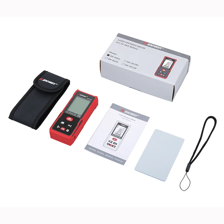Wholesale SNDWAY SW-DS50 Laser Rangefinder Electronic angle level Laser Distance Meter