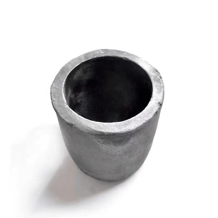 High-temperature resistant gold and silver smelting laboratory finely processed high-purity graphite crucible