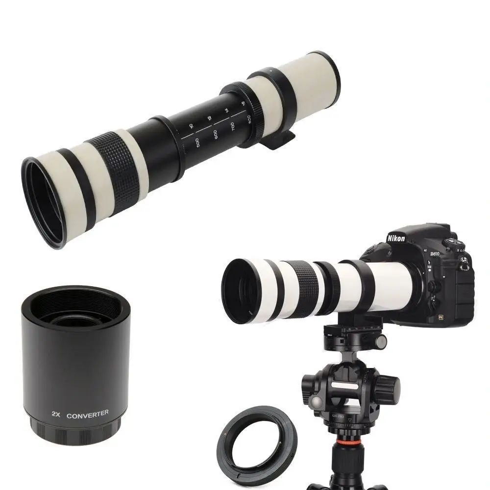  Оптические телескопические зум-объективы для камеры Canon Sony Pentax Panasonic Nikon D7000 D7100 D200 D300 D750 D810D90