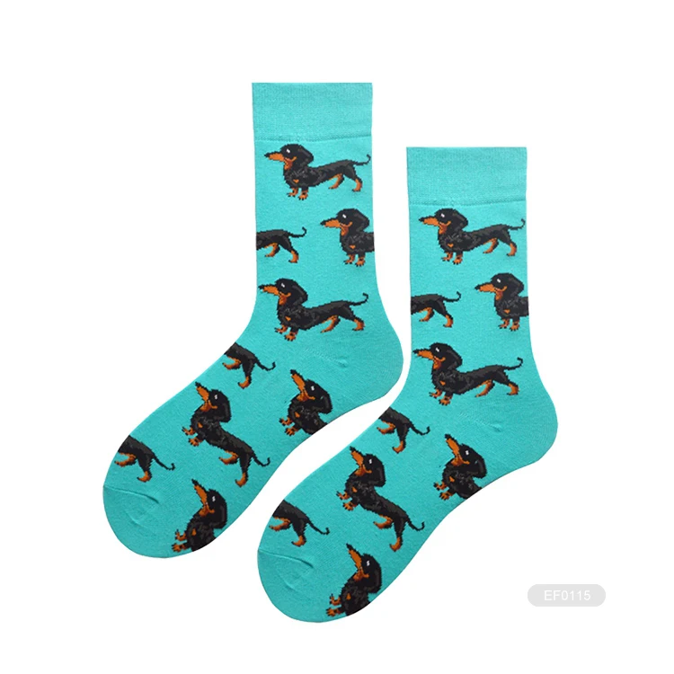 KT3- E0650 sausage dog socks dachshund socks