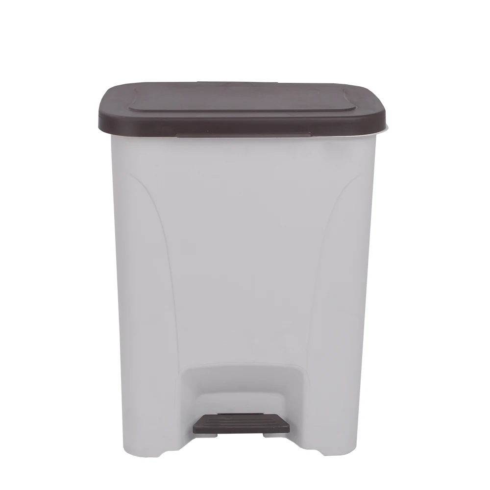 25L small size plastic indoor household pedal waste bin trash can dustbin for office