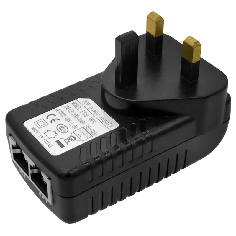Factory POE Power Supply Module 18V1A Bridge POE Injector Wireless AP Bridge CPE Ethernet POE Power Adapter