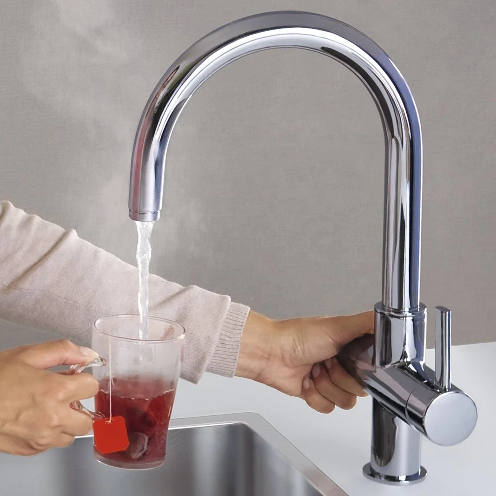 Boiling Water Tap Child Lock Controlled Filter Water Tap Instant Hot Boiling Water Kitchen Sink Mixer tap