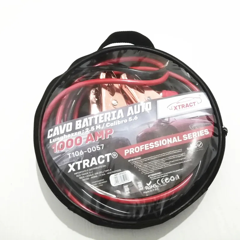 customized Factory direct sale 300A PVC insulated battery with zipper bag