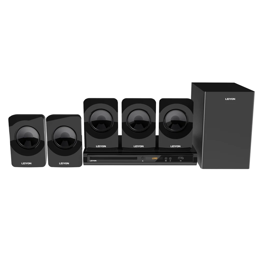 5.1CH Surround Sound System Home Theatre EVD Player Karaoke Home Theatre System With Microphone