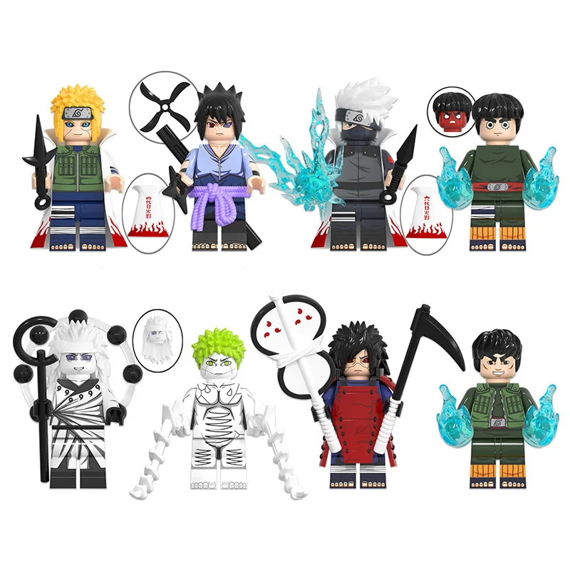 WM6109 Narutos Anime Characters Hatake Kakashi Building Blocks Kids Block Toys Mini Figure Toys Set