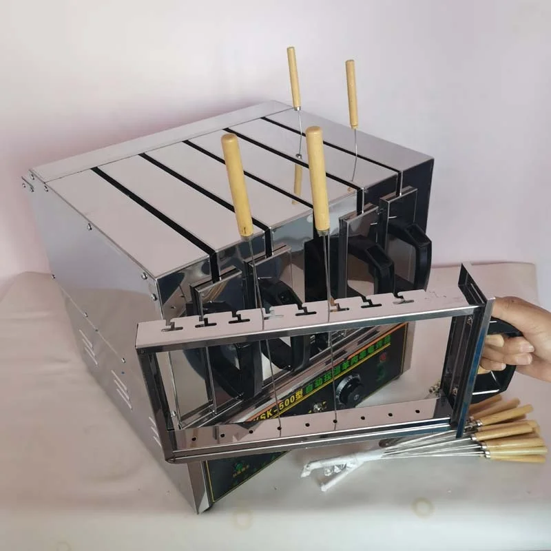 automatic brazilian grill kebab skewer machine Barbecue meat roast machine