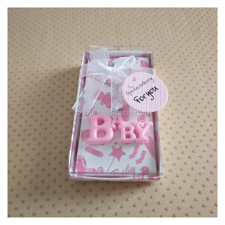 Baby Shower Favors Pink Crown Themed Princess Keychain