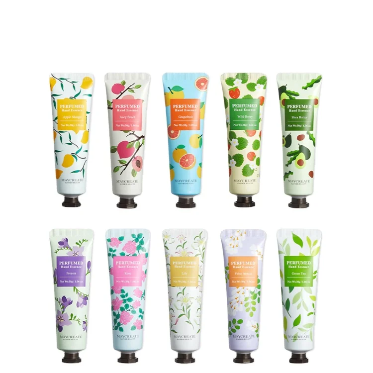 Оптовая продажа собственный бренд растительный фруктовый отбеливающий и питательный веганский крем для рук взрослых лосьон в форме яйца