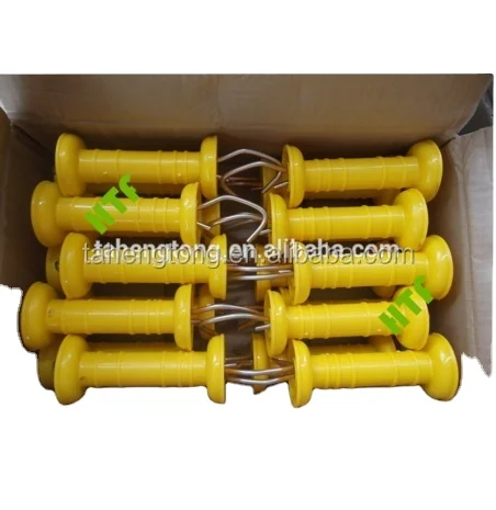Gate Handle for temporary electric fence (black,yellow and red)