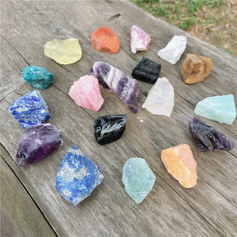 crystals wholesale bulk chrysophoron stone raw amber calcite crystal rough stone