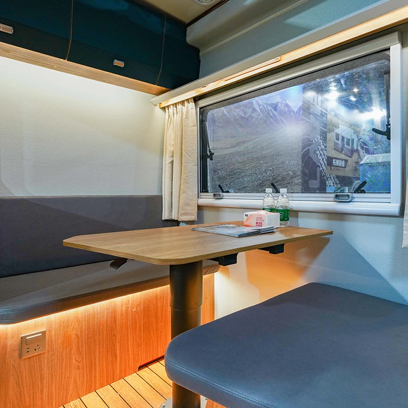 Новый материал 6 метров легкий трейлер для путешествий 4x4 RV Motorhome Caravan Popup Camper с кухней