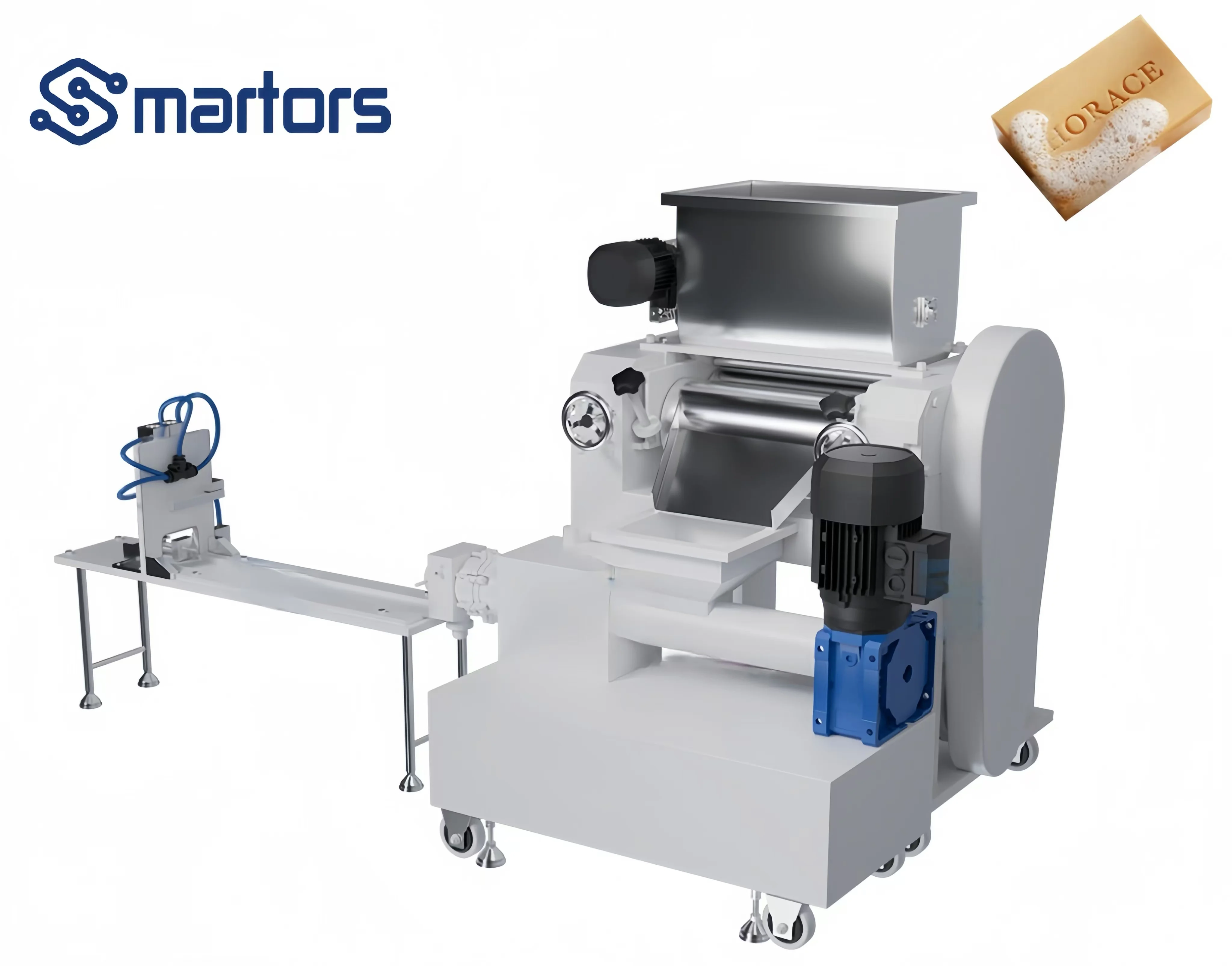 Small soap making machine, from raw materials to final soap molding, professional machinery and equipment factory for 15 years