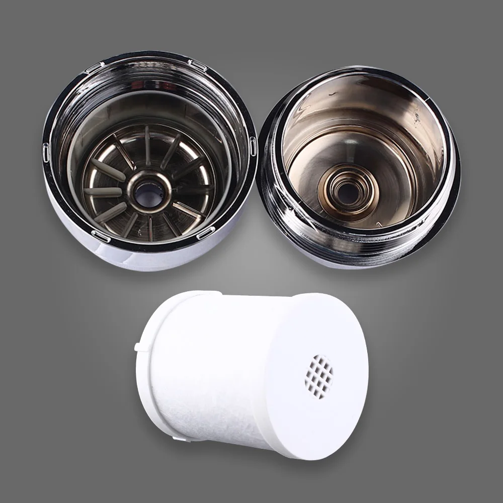 Оптовая продажа хром Универсальный 4 этапа душевой фильтр для жесткой воды осадка