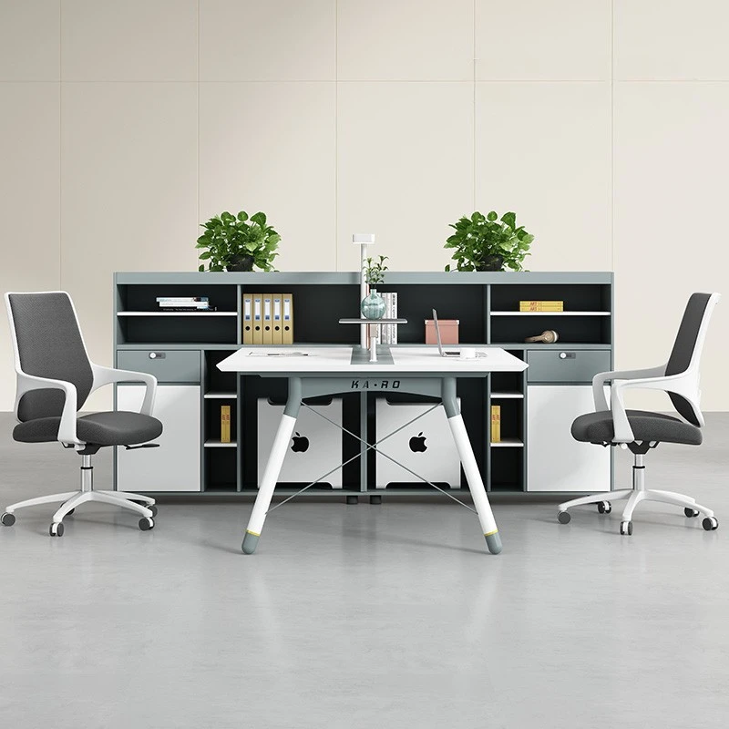 Factory sale modern office furniture desk combination cubicle office partition screen workstation