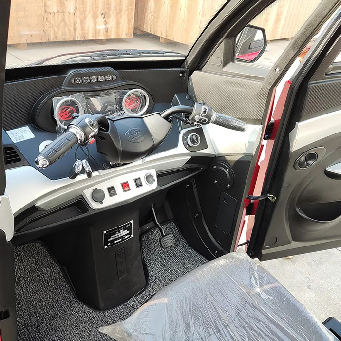 3 Wheel Electric Vehicle For Passenger  Mini Fast Charging New Energy Electric Car Lithium Battery Electric Tricycle