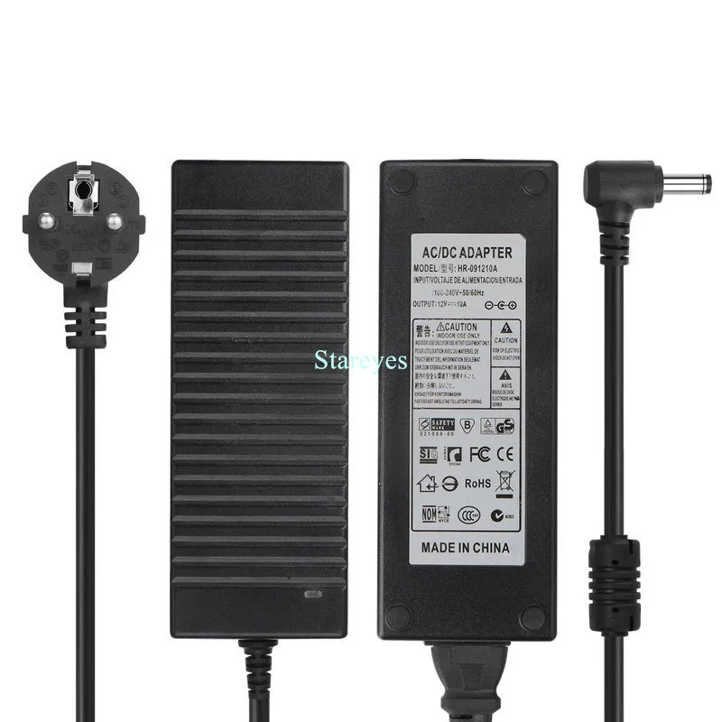 Free shipping 100 Pcs AC100-240V to DC12V 2A 3A 5A 6A 8A 10A Power Adapter Supply Converter Charger LED Lighting Transformers