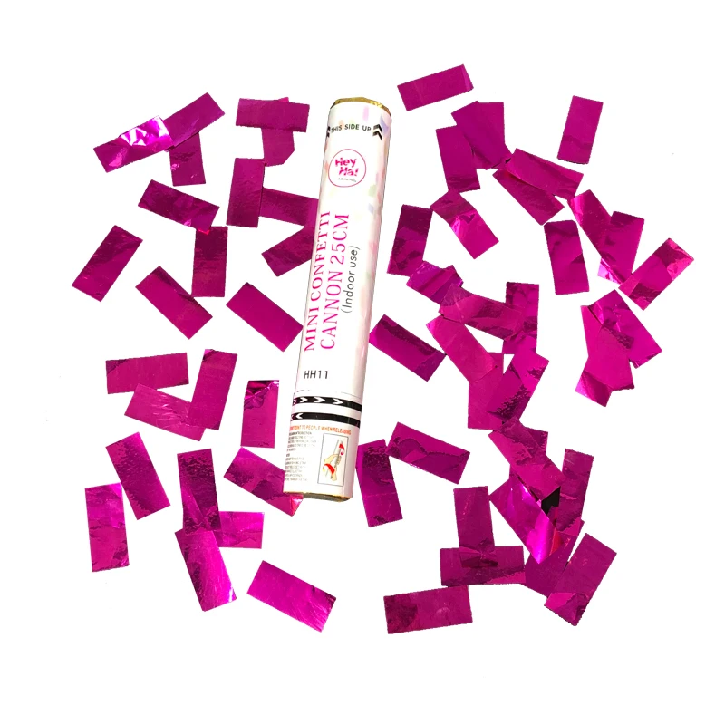 Factory Supply High Quality Party Poppers Confetti Cannon25cm Anodized Aluminum Confetti Cannon Festival Decoration Party Favor