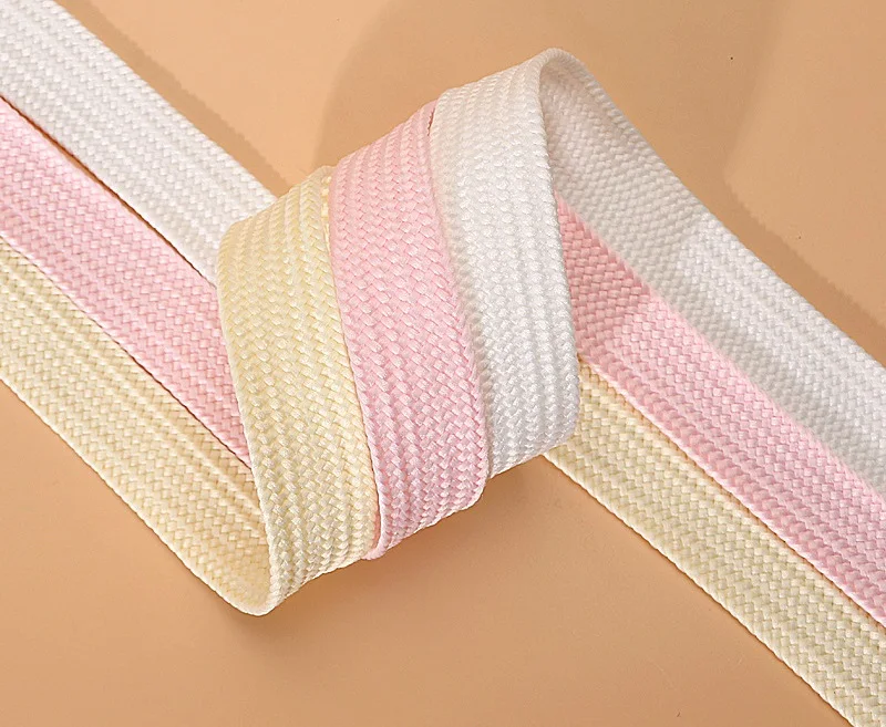 22MM Width Metal Tip Thick Flat Shoelaces for Shoes Solid Color Shoe Laces  Replacement Laces for Fat Sneakers