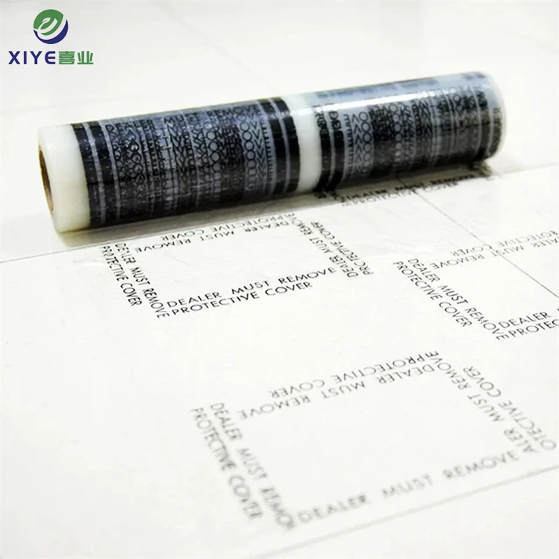 custom pattern printing self adhesive carpet surface pe protective film car interior protection film for pollution prevention
